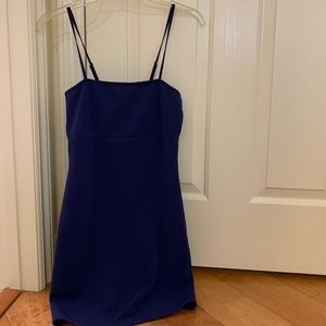Dark blue mini dress